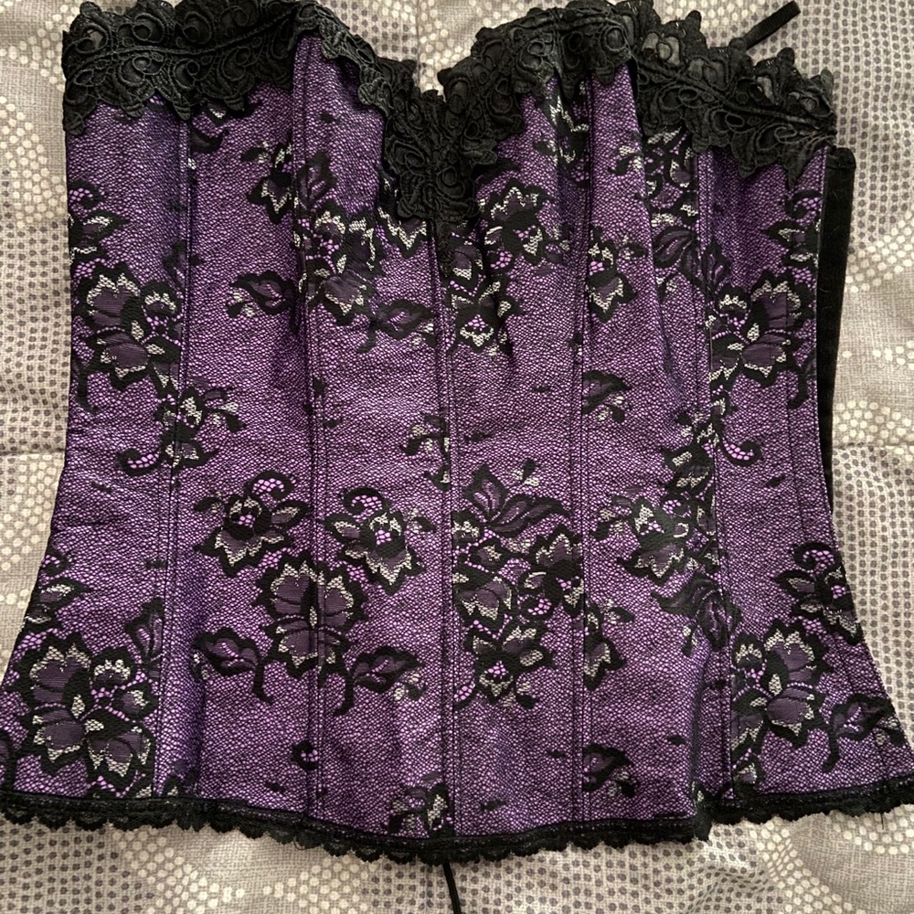 Fredricks of Hollywood Purple Corset